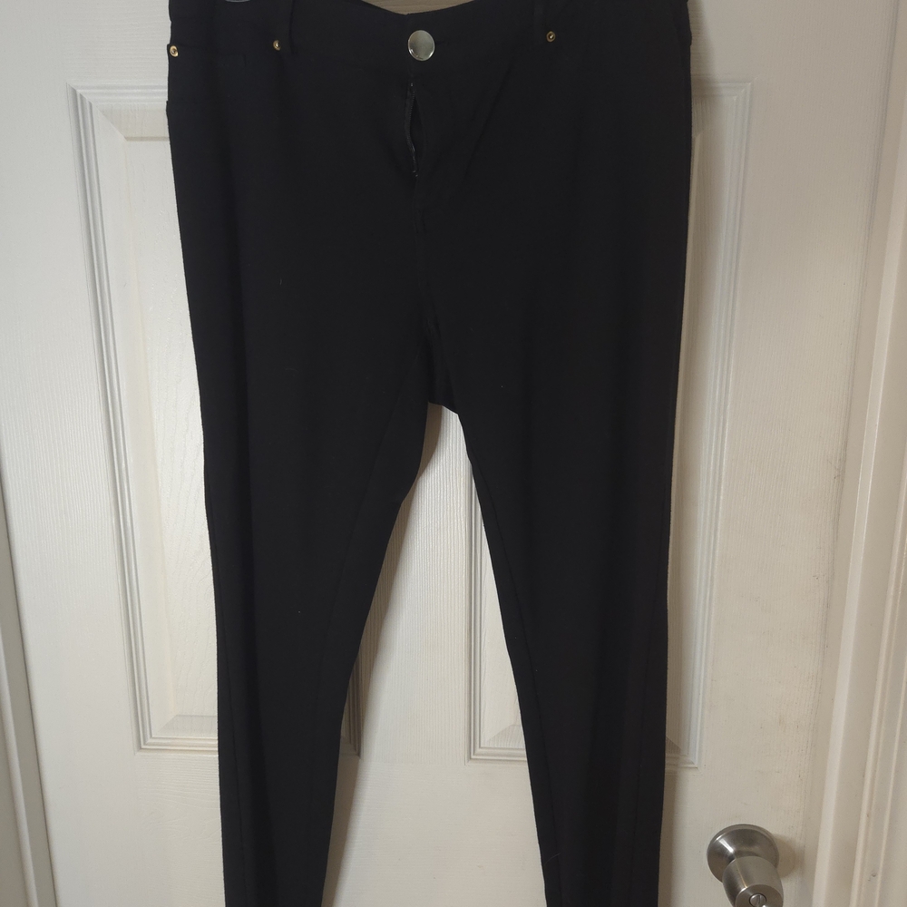 INC International Concepts Elegant Black Trousers